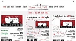 Desktop Screenshot of musicforlove.org